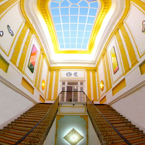Rehabilitación escalinata principal Palacio Abrantes